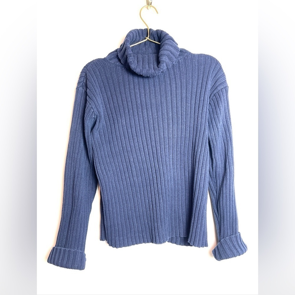 American Eagle Vintage Navy Ribbed Sweater